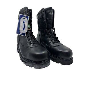 Bates Men's F2413-05 Black Size 7.5 Thinsulate Combat Steel Toe Boots NWTS AS/IS